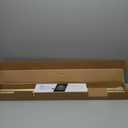 BlastHome® Non-Adjustable Luxury Curtain Rods for Windows, 1 ¼” Rod Set, 10 foot Fixed Length (Three Rods Connect for a Seamless Look), Brushed Gold