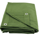 Heavy Duty Canvas Tarp 6X8 FT 48 Sq.Ft. Olive