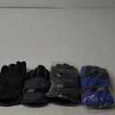 Geyoga 3 Pairs Kids Winter Ski Gloves Waterproof Snow Mittens Windproof Warm Gloves for Girls Boys cold weather (6-10 Years, Blue, Gray, Black)