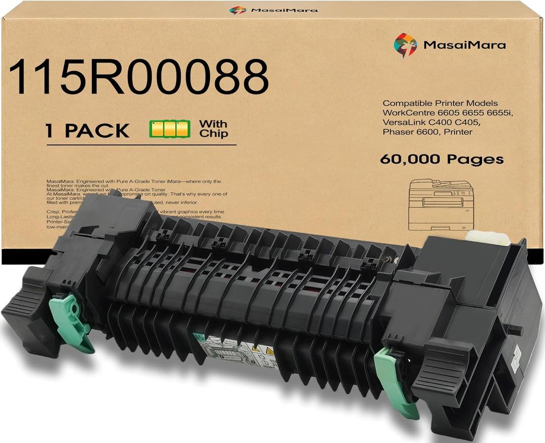 MasaiMara 115R00088 Fuser Compatible Fuser Unit for Xerox VersaLink C400 C405, WorkCentre 6605 6655, Phaser 6600 (110V) Printers