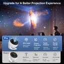 Planetarium Projector Pro for Bedroom, 13 in 1 Star Projector Galaxy Light, Ceiling Night Light Milky Way Mood Lighting with Timer, LED Space Galaxy Lamp Bedroom Room Decor for Adults Kids - White