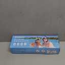 Greatever Dry Snorkel Set,Panoramic Wide View Anti-Fog Scuba Diving Mask,Professional Snorkeling Gear for Adults Kids (Large, Black Pink)