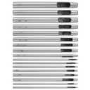 17 Pcs Leather Punch Set, 0.5-7mm Hole Punch Set Round Leather Hole Punchs Tool Craft Punches Tools Sets Round Hollow Tools for Belts, Watch Band, Paper, Plastic, Leathers with Storage Box