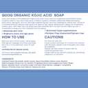 3 x QOOQ Transparent Kojic Acid Soap - Gentle Dark Spots Brightening for Face and Body with Vitamin C, Retinol, Collagen, Original Japanese Complex - Vitamin E, Shea Butter, Castile Olive Oil(120g*2)