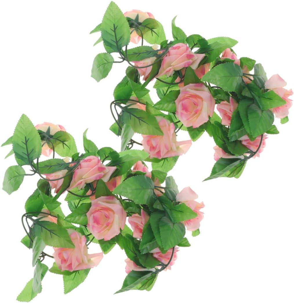 Artificial Plants 2 Pcs s Artificial Plant Fake Violet Simulation Greenery Plant Plastic Rose Vine Plastic Plant False Plant Simulation Plants Fake Pl