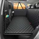 URPOWER Back Seat Extender for Dogs, Large Hard Bottom Dog Car Seat Cover