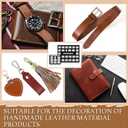 Humyoun 37 Pcs Leather Stamping Tools 19mm Leather Stamp Kit Include Alphabet Number Capital Letters Craft with Punch Tools for DIY Leathercaft Marking