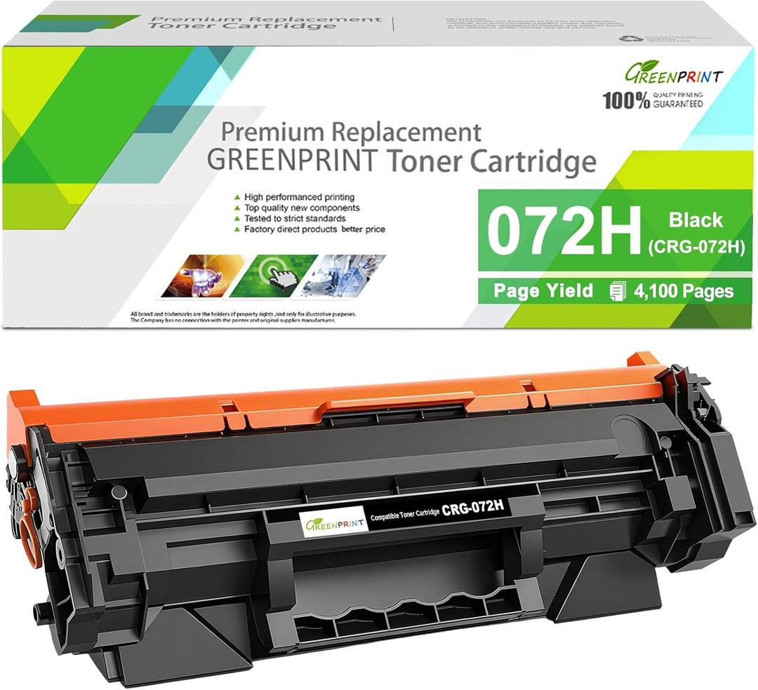 072H CRG-072H CRG072H Compatible Toner Cartridge Black 4100 Pages for imageCLASS MF280 MF284 MF284dw MF286 MF286dw MF287 MF287dw MF288 MF288dw MF289 MF289dw LBP170 LBP171 LBP171dw LBP172 LBP172dw