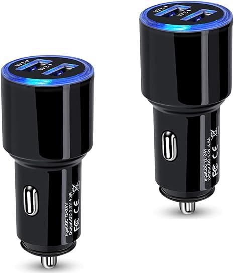 2.4AMP Rapid Charge Car Charger 3 Pcs