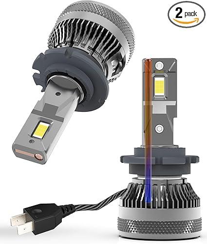 CHOPDARK D2S D2R D2C LED Bulbs 110W 30000Lm Super Bright 6500K Cool White Builtin Fan Plug and Play Fog Lamp Pack of 2