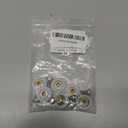 Shower Door Rollers Replacement Runners, Diameter 25mm 6pcs Shower Door Wheels, Runners Wheels Replacement Part for Bathroom Glass Door Runner Sliding