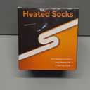 Heated Socks for Men Women, Upgraded Rechargeable Electric Heated Socks Up to 10 Hours, Washable Winter Foot Warmer Socks for Outdoor Camping Skiing Hunting Hiking