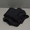 Homaxy Microfiber Waffle Weave Kitchen Towels, 16 x 28 Inch Ultra Absorbent and Solid Color Dish Towels, 4 Pack, Black