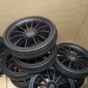 2 Pack Air Compressor Wheel Replacement, Easy to Install, Versatile Use, Absorption, Non-Slip, 5"-6", Shockproof (5")