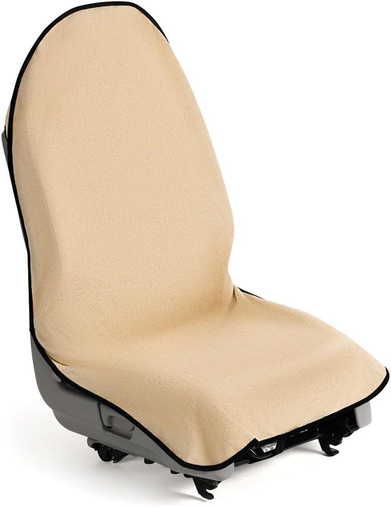 lebogner Waterproof Sweating Car Seat Cover for Post Gym Workout, Running, Swimming, Beach and Hiking, Universal Fit Anti-Slip Bucket Seat Protector for Cars, SUVs and Trucks, Machine Washable, Beige lebogner Waterproof Sweating Car Seat Cover for Post Gym Workout, Running, Swimming, Beach and Hiking, Universal Fit Anti-Slip Bucket Seat Protector for Cars, SUVs and Trucks, Machine Washable, Beige