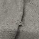 PRETTYGARDEN Womens Oversized Cardigan Sweaters 2025 Fall Long Lantern Sleeve Knit Open Front Lightweight Sweater (Grey Beige,L)