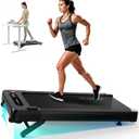 Yesoul Walking Pad Treadmill with 10% Auto Incline, Under Desk Treadmill for Home Walking, Hiking & Running, 300lbs Capacity, Smart App Scenic Routes & Live Classes, Remote & LED Display (4.9"H)