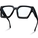 livho Oversized 99% Blue Light Glasses for Woman - Rectangle Fashion Glasses for Computer, Chic Preppy Frame - Anti Eyestrai