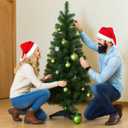 24ct Mini Christmas Balls Ornaments for Xmas Christmas Tree - Small Shatterproof Decor Hanging Ball for Holiday Wedding Party Decoration 1.18 Inch/30mm, Fruit Green