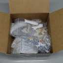 7 Pieces Wooden Box Wooden Lighthouse Mini Sailboat Anchor Fish Hanging Starfish Model Spring Summer Easter Tree Ornament Decoration Aquarium Decor Landscape Tank Ornament Office Mini Garden Landscape