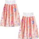 Waterproof Diaper Skirt for Baby Toddler Bed Wetting Training Diaper Shorts for Boys and Girls Night Time (Duck+Duck) - M