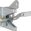 Design House 189407-GS Self-Locking Heavy Duty Gate Latch 2-Pack Galvanized Steel