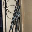 100% Metal Obelisk Garden Trellis 5.5 Feet Tall Sturdy Plant Support for Climbing Vines and Flowers Stands,1pc Upgrade (Bronze, Medium)