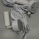 2 Pack Indoor Spot Lights, 120V LED Accent Up Lights, 3W Plant Spotlights, 3000K Floor Spotlights for Plants, Pictures, Desk - Uplights with 5.9 FT Plug Cord and Foot Switch (White)