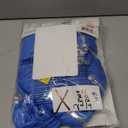 fun shack 70 Disco Costume for Women Blue Flares, Disco Queen Jumpsuit, Retro Dance Outfit for Parties (Large)