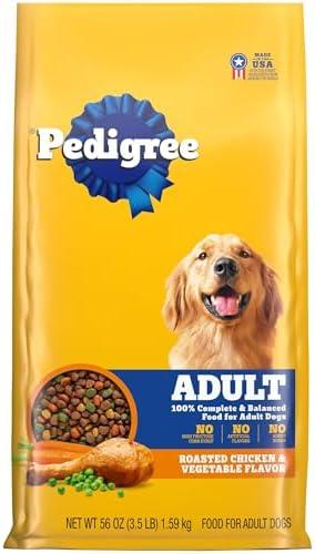 Pedigree Complete Nutrition Adult Dry Dog Food, Roasted Chicken & Vegetable Flavor, 3.5 lb. Bag, Pack of 2