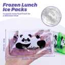 2 x Boo Boo Ice Packs for Kids, 5 Pack Reusable Gel Cold Packs for Toddlers, Soft & Flexible Cooling Packs for Minor Everyday Bumps Comfortable for Forehead, Arms, Legs (5PCS)