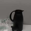 GiNT Stainless Steel Thermal Coffee Carafe, Double Walled Vacuum Water and Beverage Dispenser, 12 Hour Heat Retention, 65 OZ /1.9 Liter Black