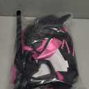 Spooktacular Creations Halloween Witch Costume Kids, Light Up Witch Dress with Hat and Broom for Girls, Toddlers Bat Outfit Set for Halloween Costumes Role Play Parties, Pink (Small(5-7 yrs))