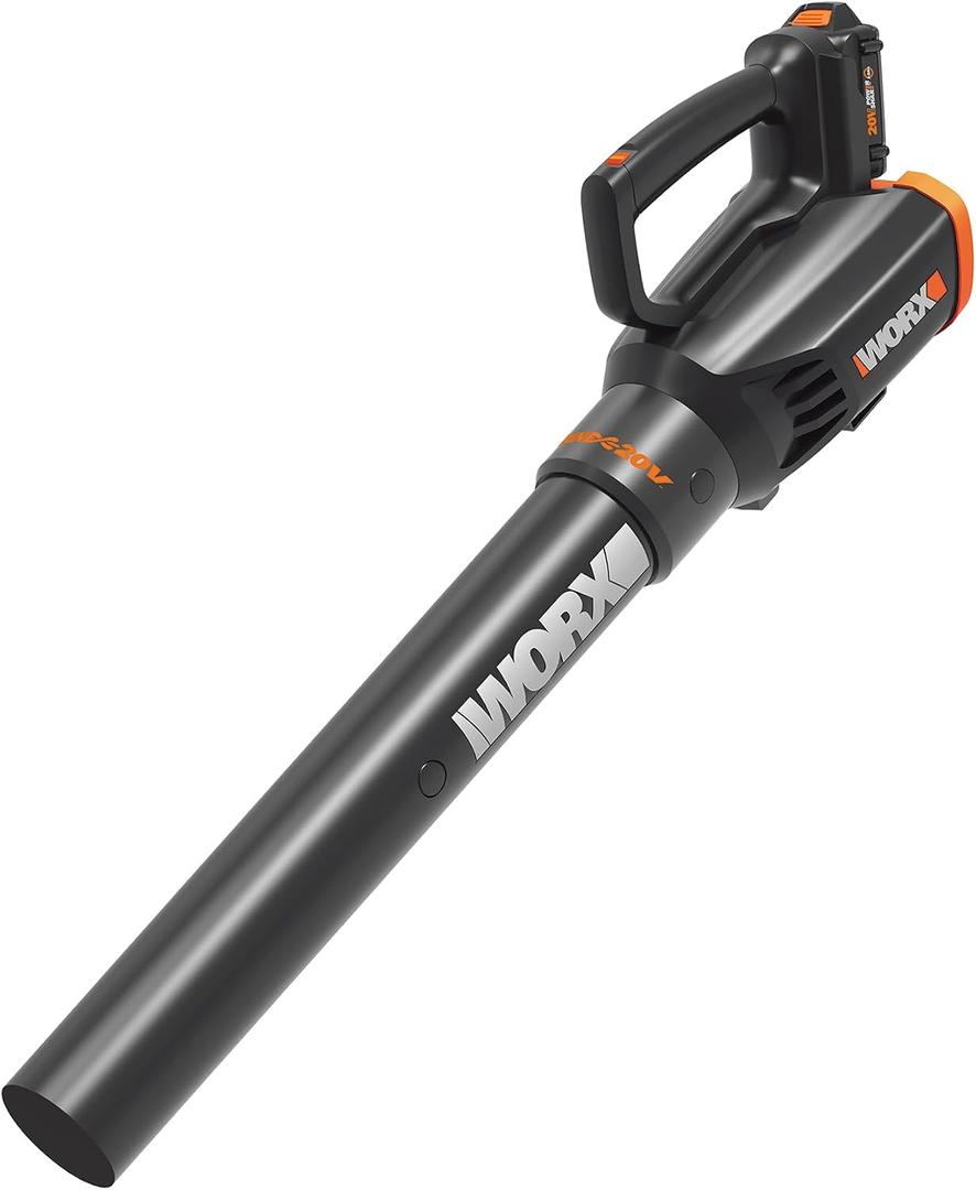WORX Cordless Leaf Blower, Electric Blower with Turbine Fan, Blowers for Lawn Care with 2 Speed Control, Battery & Charger Not Included, WG547.9