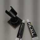 Shower Head Holder Adjustable Handheld Shower Head Bracket Adhesive Shower Wall Mount Holder Brass Shower Wand Holder Oil-Rubbed Bronze, Glue Installation