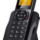 Ornin D1005 Cordless Phone for Home and Office, Caller ID, Speakerphone, Rubber Oil Injection(Single Pack, Black)