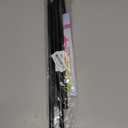 2 Pack Spring Tension Rods 28-43 Inches,5/8" Diameter Black Spring Load Adjustable Expandable,Small Short Tension Curtain Rod for Windows,Kitchen,Doorway,Bathroom,Cupboard Bars