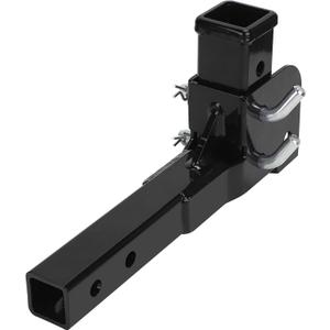 CPROSP 2'' Trailer Hitch Extension 16.3'', Folding 2" Trailer Hitch Extension Mount Shank Foldable Adapter