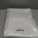 Bailarina Cloth Napkins Set of 40,17x17 inches Dinner Napkins Cloth Washable,Polyester Square Table Cloth Napkin Bulk with Hemmed Edges Ideal for Banquets, Parties and Weddings-White