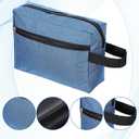 12 Pcs Travel Toiletry Bag for Women Men Large Water Resistant Shaving Bag Hanging Cosmetic Bags with Handle and Divider Storage Travel Pouch Case for Cosmetics Toiletries Accessories, 4 Colors