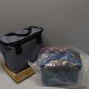 Cordless Electric Lunch Box, 1.2L Self Heating Lunch Box Battery Powered with Automatic Heating, BPA Free, Meal Prep Friendly (Blue)