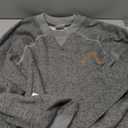 Champion Men's Yearbook Raglan Crewneck Sweatshirt, Champion Crest, Nine Iron Heather, Medium