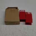 Tuanse Table Numbers 1-50 Acrylic Double Side Numbered Table Tents Restaurant Wedding Number Cards Signs for Banquets Party Wedding Reception(Red)