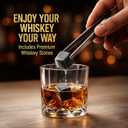 Whiskey Making Kit, Valentine's Day/Father's Day Whiskey Gift Set with 12 Natural Wood Chips & Botanicals, Create Your Own Craft Whiskey Flavors | DIY Whiskey Infusion Kit for Men