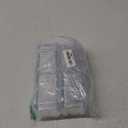 Qeirudu 100 Pack 1 oz Small Dessert Plates for Appetizers - Mini Plastic Plates with Spoons Reusable Square Appetizer Bowls Tiny Individual Serving Trays