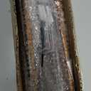 MyGift 2 Pcs Hat Rack for Baseball Cap with 10 Hooks, Floating Shelves Wall Mount with Key Holder Hooks, Cap Organizer Display, Urban Industrial Burnt Solid Wood, Matte Black Metal Pipe