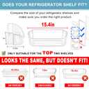 Upgraded 240356402 Refrigerator Door Bin Compatible with Frigi.daire Refrigerator Door Shelf Parts LFSS2612TF0 LFSS2612TE0 FFSS2615TE0 FFSS2615TS0 Door Shelf Shelves (Length 15.38") By AMI PARTS