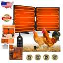 Waterproof Chicken Coop Heater with Dual Installation Options for Winter Comfort