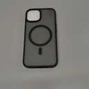 Miracase Magnetic for iPhone 14 Case 6.1 inch (Compatible with MagSafe)with 2X Screen Protectors Military-Grade Protection, Anti-Fingerprint Translucent Matte Phone Case Cover, Black