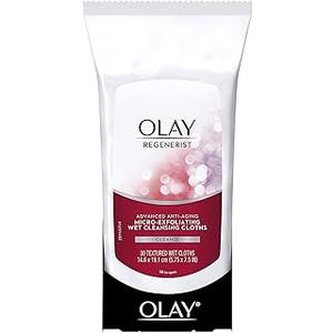 OLAY Regenerist Advanced Anti-Aging Micro-Exfoliating Cleansing Cloths 30 Each (Pack of 1)